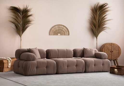 Trosjed Doblo 3 Seater ( L1-O1-1R) - Cappucino