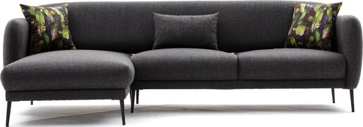 Kutna garnitura na razvlačenje, Antracit, Venus L - Anthracite