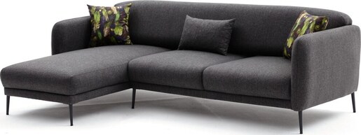 Kutna garnitura na razvlačenje, Antracit, Venus L - Anthracite