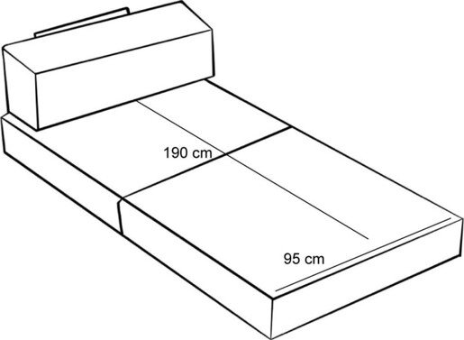 Sofa s 1 sjedećim mjestom DAHLIA