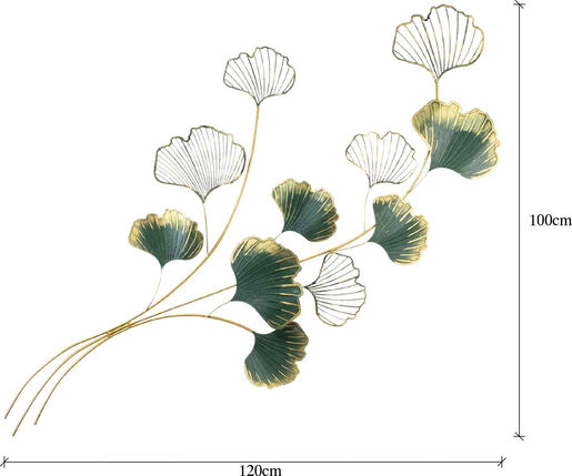 Metalna zidna dekoracija Yggdrasil