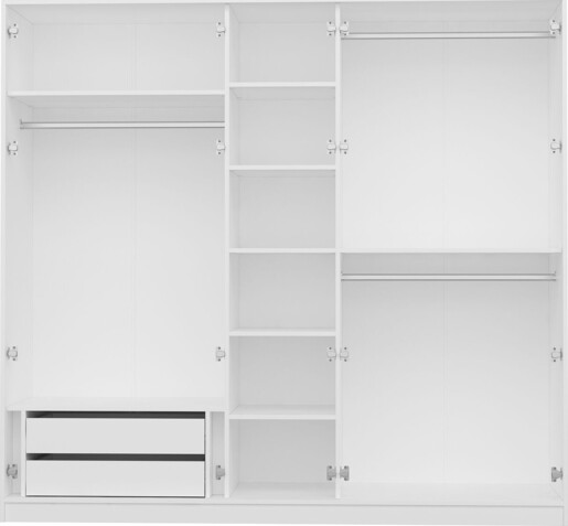 Ormar za odjeću LARA - 8169, bijela boja