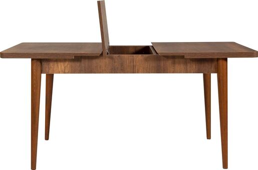 Set stola i stolica (4 komada), Vina 0701 - 3 - Walnut, Grey