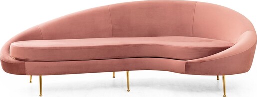 Trosjed ESES RIGHT ružičasta, Eses Right - Pink