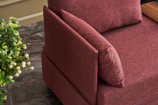 Sofa, Bordo crvena, Fly Left - Claret Red