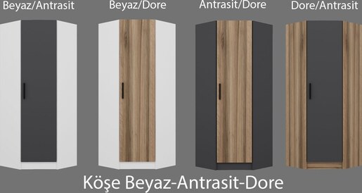 Garderoba, Kale Corner Oak1 - 210