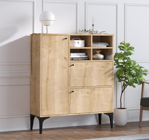 Komoda, Hrast safir, Ewa - Sapphire Oak