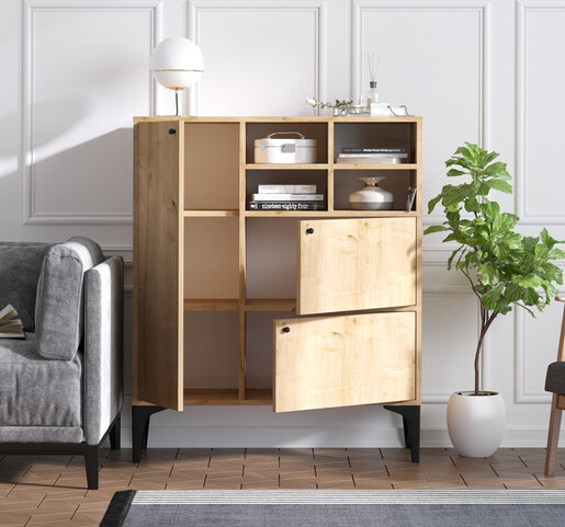 Komoda, Hrast safir, Ewa - Sapphire Oak