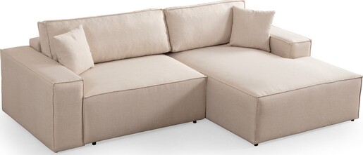 Kutna garnitura na razvlačenje Pirlo Corner desni - Ecru