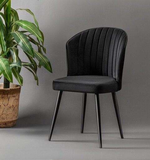 Set stolica (4 komada), Rubi - Black