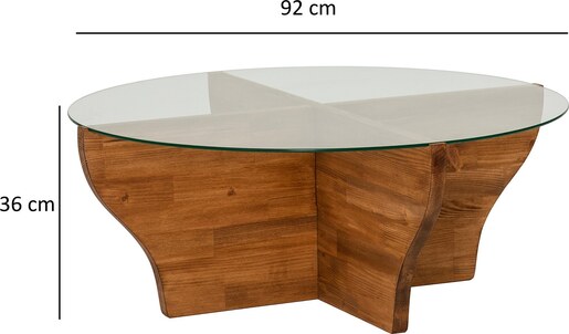 Stolić za kavu, Amphora - Chestnut