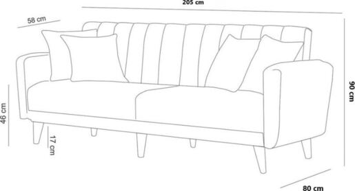 Trosjed, Aqua - Grey