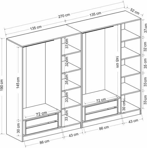 Garderoba, Kale - 6664