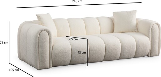 Sofa s 3 sjedala PARKER