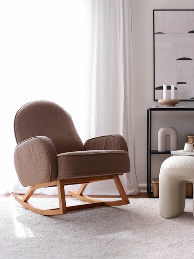 Naslonjač za ljuljanje, Yoko - Brown