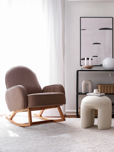 Naslonjač za ljuljanje, Yoko - Brown