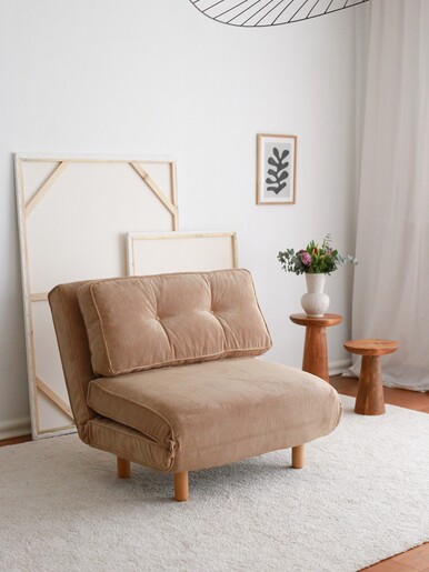 Fotelja na razvlačenje Foldy - smeđa