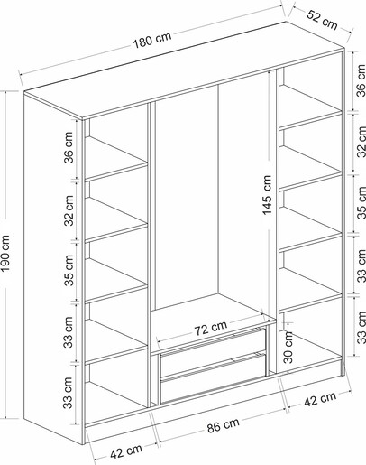 Garderoba, Kale - 3109