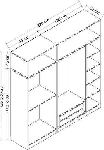 Garderoba, Kale - 7519
