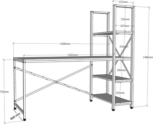 Studijski stol Selah