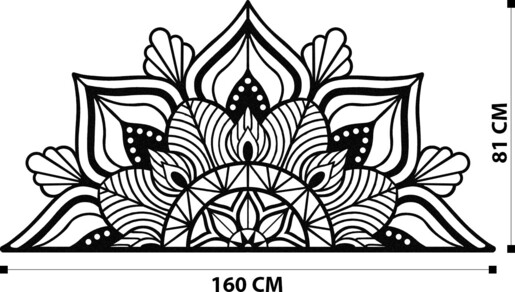 Metalna zidna dekoracija Almero