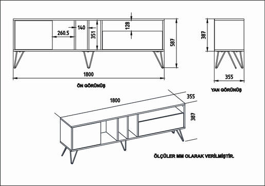 Stalak za televizor Annie