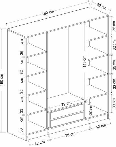 Garderoba, Kale - 6661