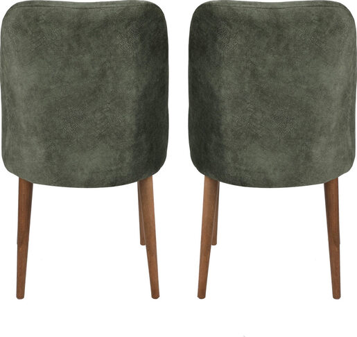 Set stolica (2 komada), Orah Tamnozelene, Dallas 565