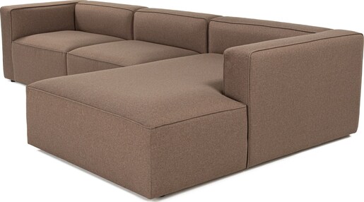 Kutna garnitura Mora XL (L1-O1-Chldesni) - smeđa