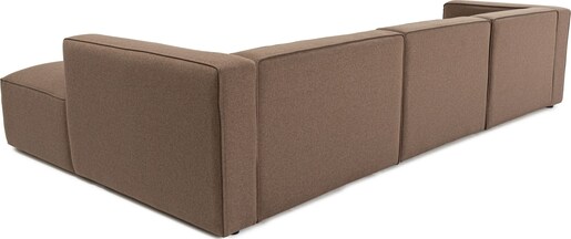 Kutna garnitura Mora XL (L1-O1-Chldesni) - smeđa