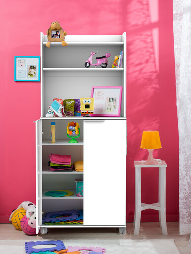 Višenamjenski ormarić, Bijela boja, ADR-470-PP-1