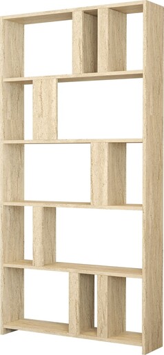 Polica za knjige LIMA, boja Travertine