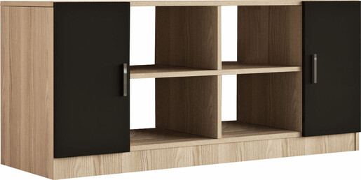 Komoda RIVER, Vario F - Oak, Black