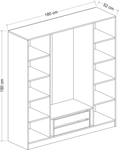 Garderoba, Kale - 2436