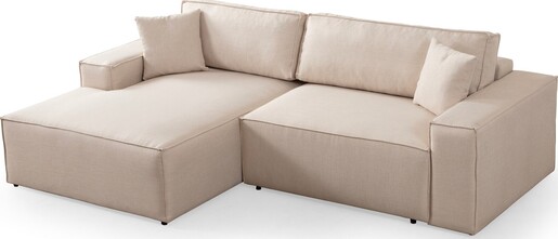 Kutna garnitura na razvlačenje Pirlo Corner lijevi - Ecru