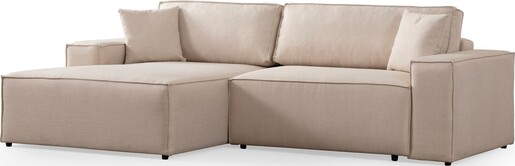 Kutna garnitura na razvlačenje Pirlo Corner lijevi - Ecru