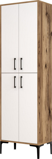 Komoda s više namjena, Berlin A - Walnut, White