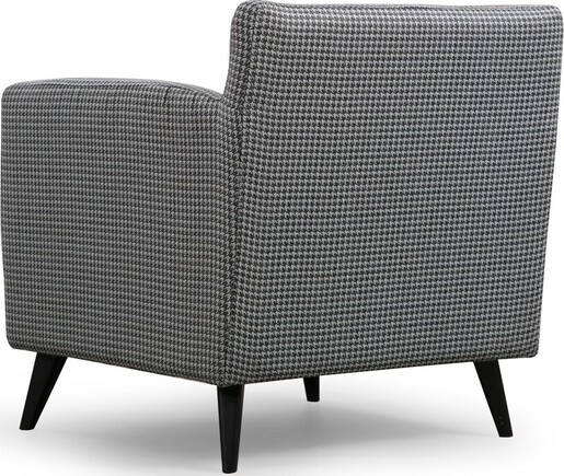 Fotelja, Crno Bijela, Nordic Armchair - Patterned