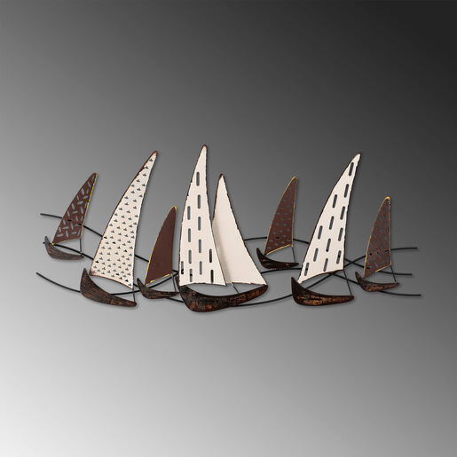 Metalna zidna dekoracija, World Map - L