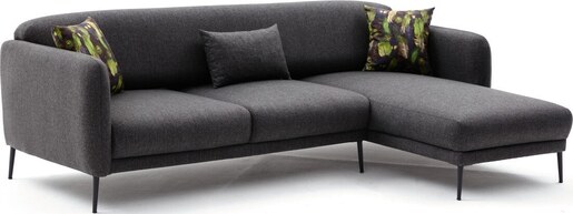 Kutna garnitura na razvlačenje, Antracit, Venus R - Anthracite