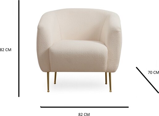 Naslonjač, Eses Cream - Wing