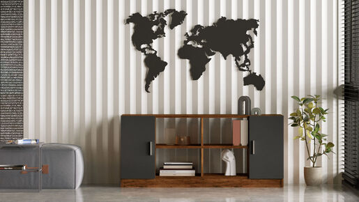 Komoda FREYA, Vario F - Baroque, Anthracite