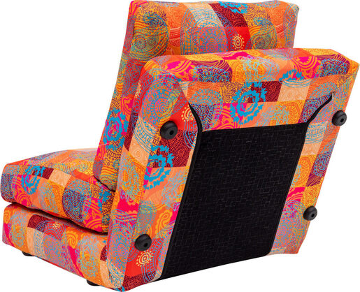 Fotelja na razvlačenje, Višebojno, Taida 1 - Seater - Patchwork