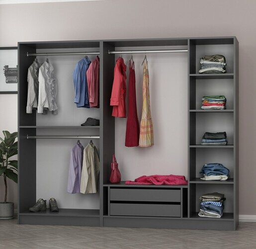 Garderoba, Kale 5 Bolme 2 Cekmece 190 - Anthracite