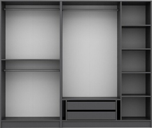 Garderoba, Kale 5 Bolme 2 Cekmece 190 - Anthracite