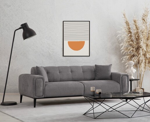 Trosjed na razvlačenje Athena 3 Seater - svjetlo sivi