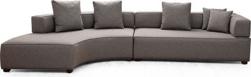 Kutna garnitura, LENA, desna, siva, Gondol-1 (CHL-3R) - Grey