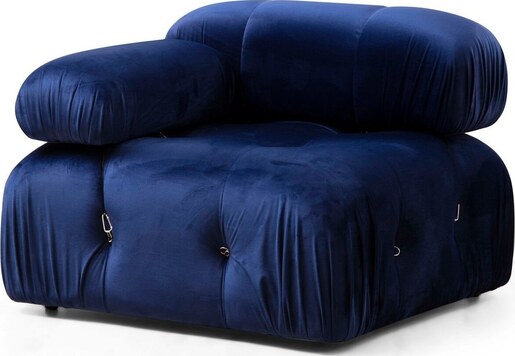 Sofa, Plava, Bubble L1 - Velvet Blue