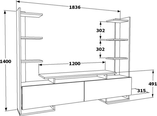 Stalak za televizor Tessa