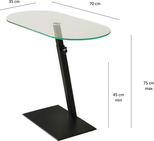 Stolić za kavu, Ovale Lungo - Black